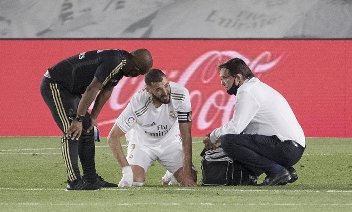 Real Madrid: Benzema chấn thương, nguy cơ cao vắng mặt Champions League 1