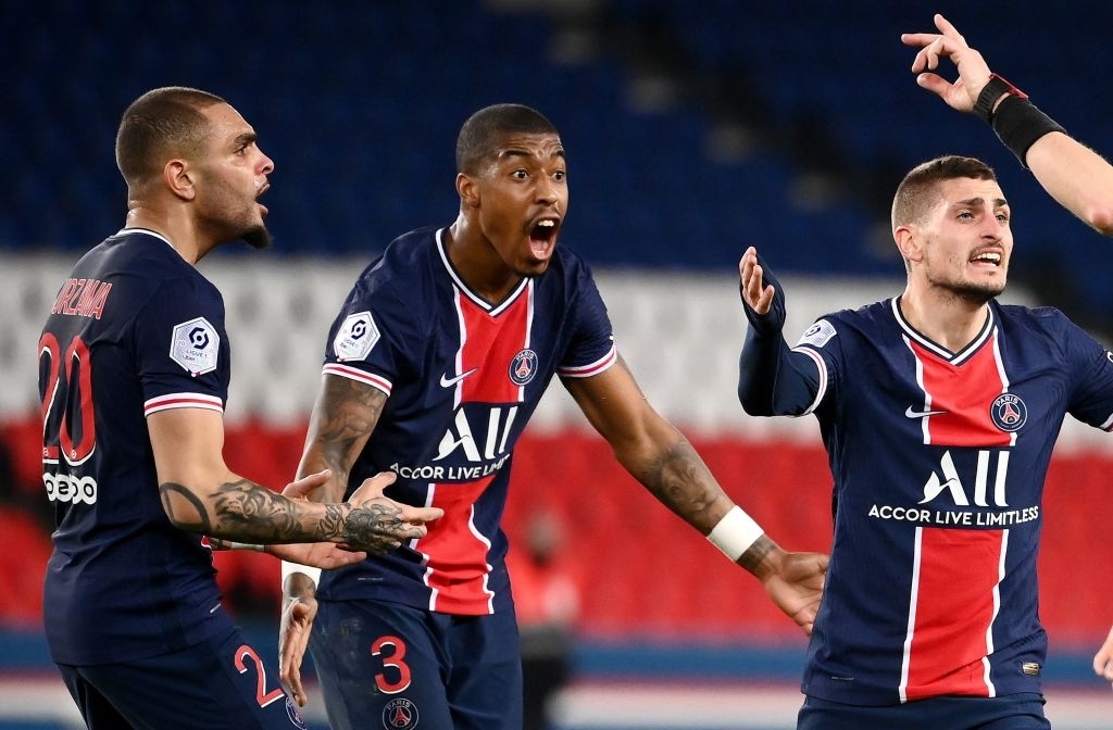 BXH Ligue 1 mới nhất vòng 26 ngày 22/2: PSG lại hụt hơi 1