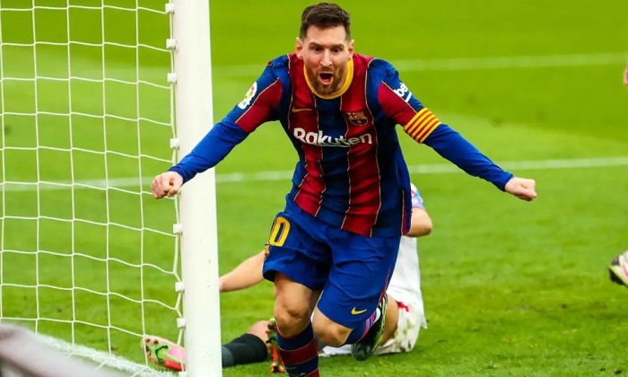 Kết quả vòng 25 La Liga: Sevilla 0-2 Barcelona, Messi chấp hết 1