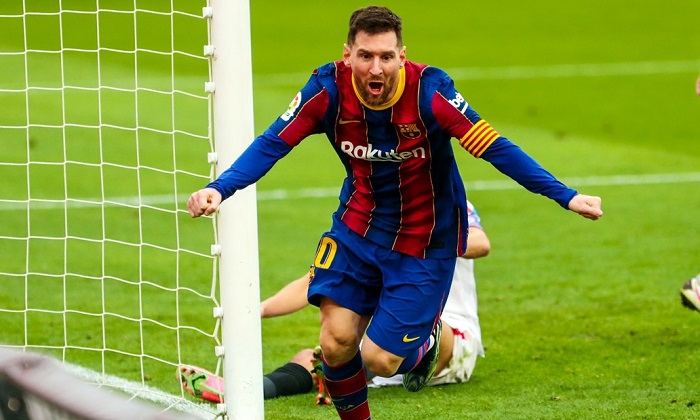 Messi xô đổ hàng loạt kỷ lục trong ngày Barcelona đại thắng 1