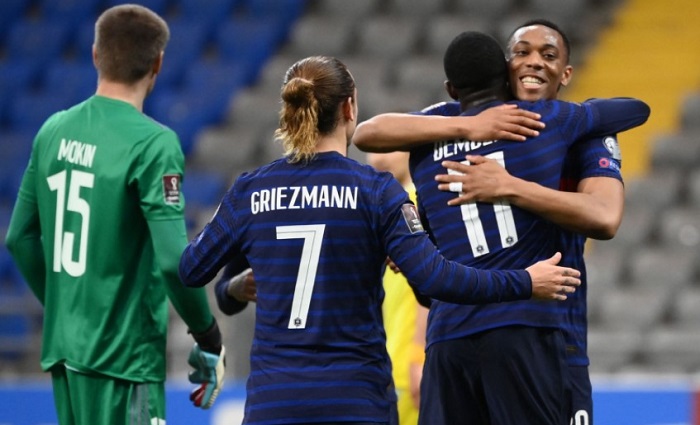 Griezmann lập siêu kỷ lục, Pháp thắng dễ Kazakhstan tại VL World Cup 2022 1