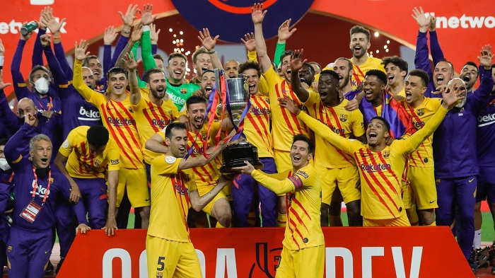 Barcelona lần thứ 31 đăng quang Cúp QG Tây Ban Nha 1