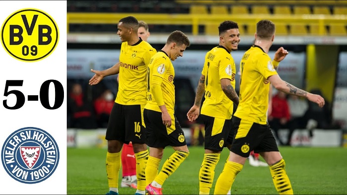 Cúp QG Đức: Dortmund đại thắng, vào chung kết gặp Leipzig 1