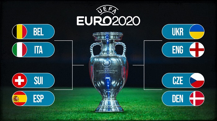 Euro 2021: Chính thức xác định xong 4 cặp đấu tứ kết 1