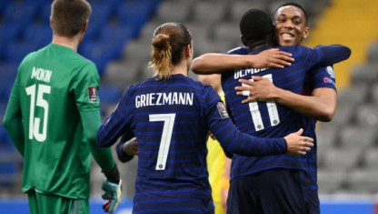 Griezmann lập siêu kỷ lục, Pháp thắng dễ Kazakhstan tại VL World Cup 2022