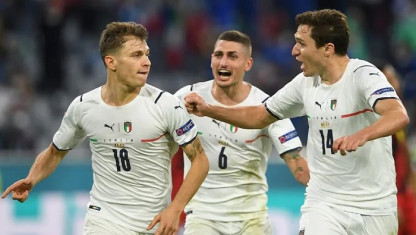 Euro 2021: Italia hạ Bỉ 2-1, lần thứ 5 dự bán kết Euro